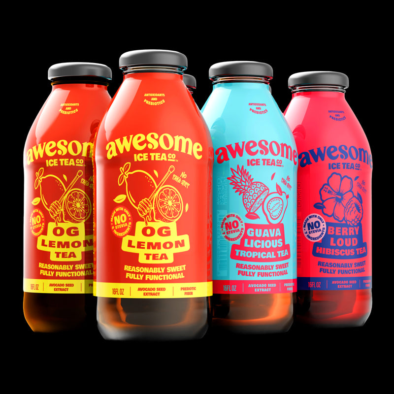 Awesome 6 Pack Variety on black background